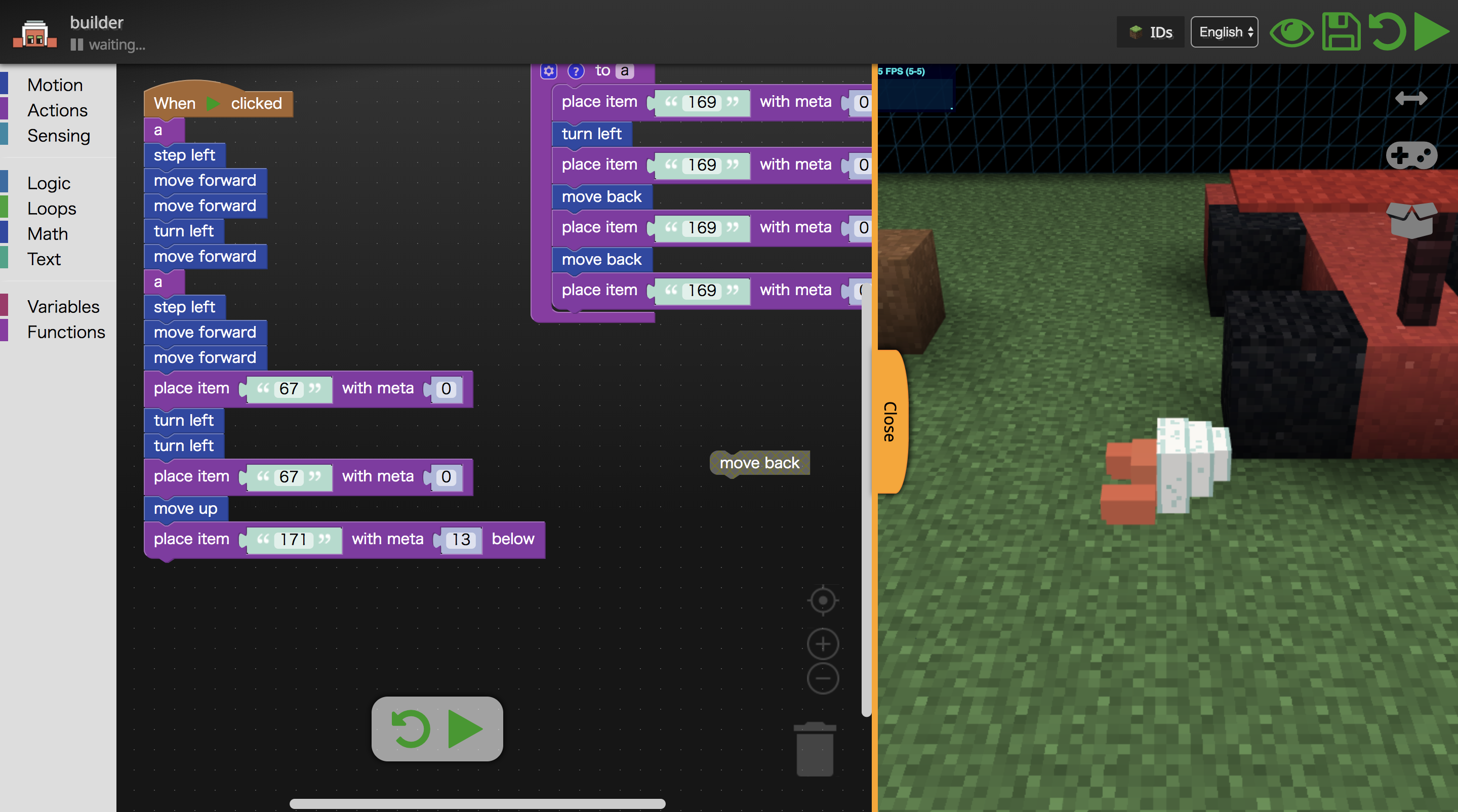 Coding with Minecraft